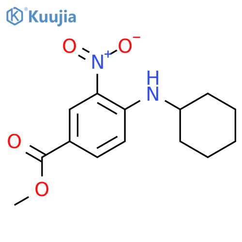 Methyl 4-(cyclohexylamino)-3-nitrobenzoate structure