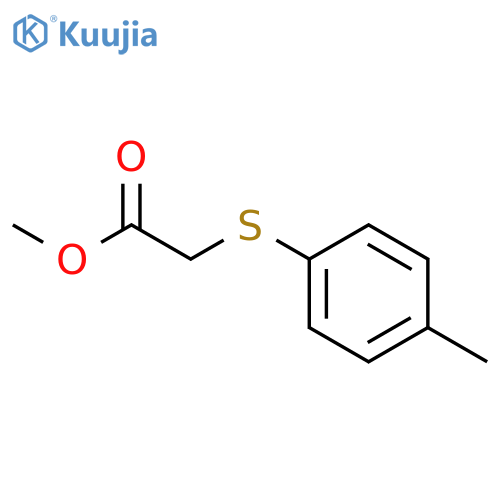 p-Tolylsulfanyl-acetic acid methyl ester structure