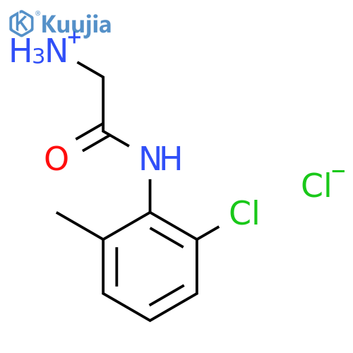 2-amino-N-(2-chloro-6-methylphenyl)acetamide hydrochloride structure