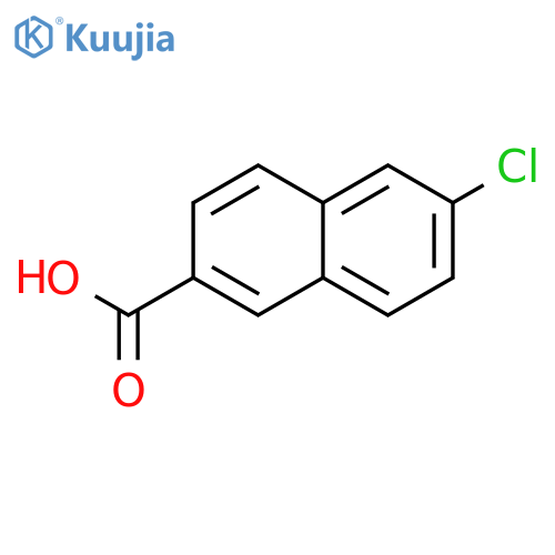 6-chloronaphthalene-2-carboxylic acid structure