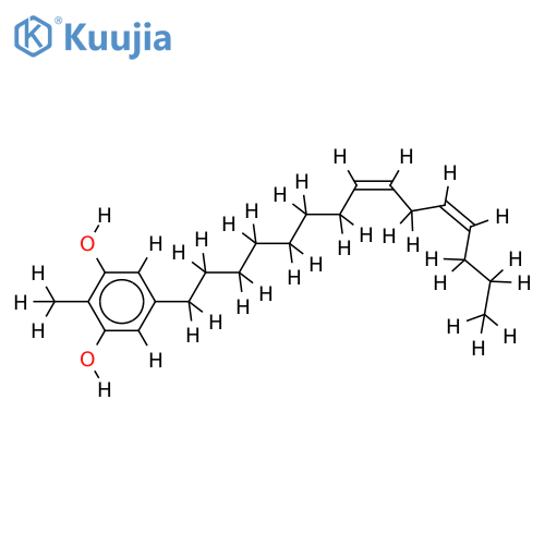 14,15-Dihydro-(Z,Z)-2-Methyl-5-(8,11,14-pentadecatrienyl)-1,3-benzenediol structure