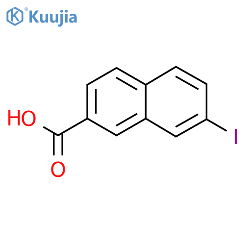 7-Iodonaphthalene-2-carboxylic acid structure