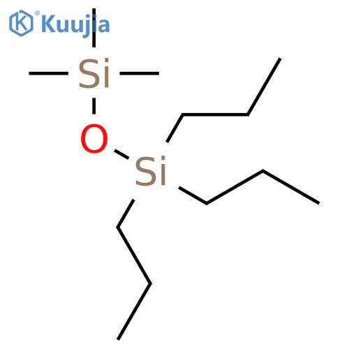 Disiloxane, 1,1,1-trimethyl-3,3,3-tripropyl- structure