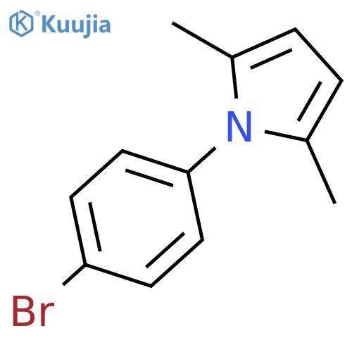 1-(4-Bromophenyl)-2,5-dimethylpyrrole structure