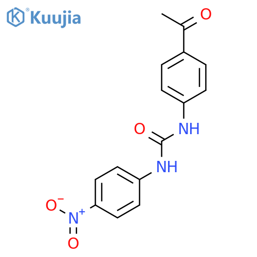 1-(4-acetylphenyl)-3-(4-nitrophenyl)urea structure