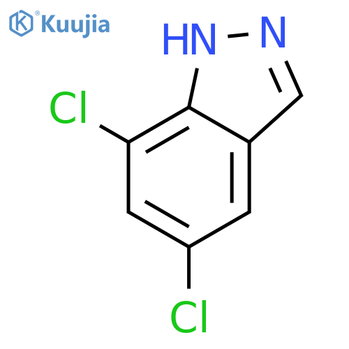 5,7-Dichloro-1H-indazole structure