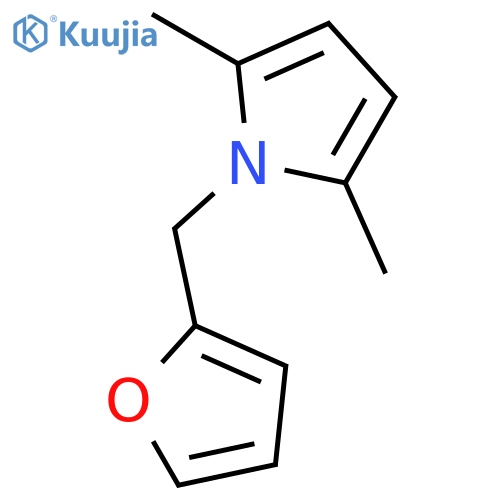 1-(furan-2-ylmethyl)-2,5-dimethyl-1H-pyrrole structure
