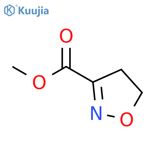 methyl 4,5-dihydro-1,2-oxazole-3-carboxylate structure