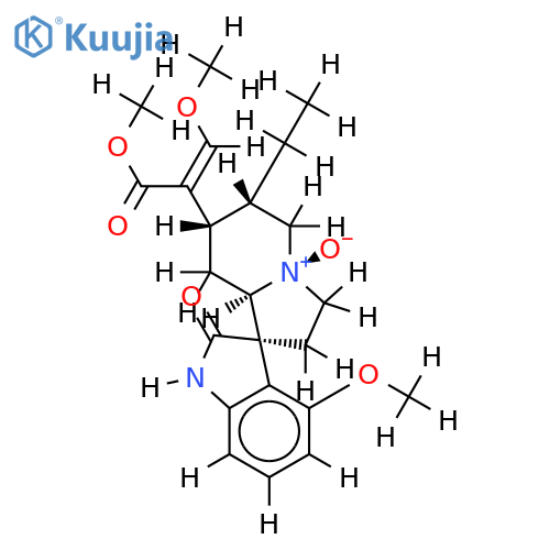 9,17-dimethoxy-2-oxo-4-oxy-corynox-16-ene-16-carboxylic acid methyl ester structure