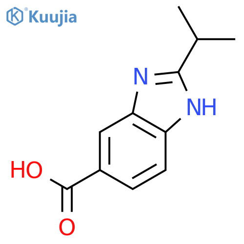 2-Isopropyl-1H-benzoimidazole-5-carboxylic acid structure