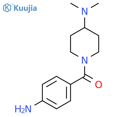 (4-Aminophenyl)[4-(dimethylamino)-1-piperidinyl]Methanone structure