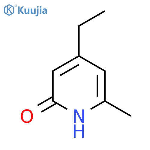 2(1H)-Pyridinone, 4-ethyl-6-methyl- structure
