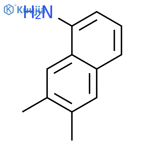 6,7-Dimethylnaphthalen-1-amine structure