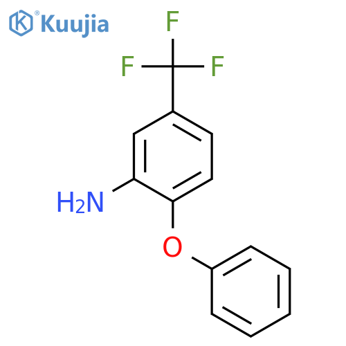 2-Phenoxy-5-(trifluoromethyl)aniline structure