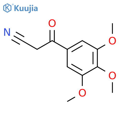 3,4,5-Trimethoxybenzoylacetonitrile structure