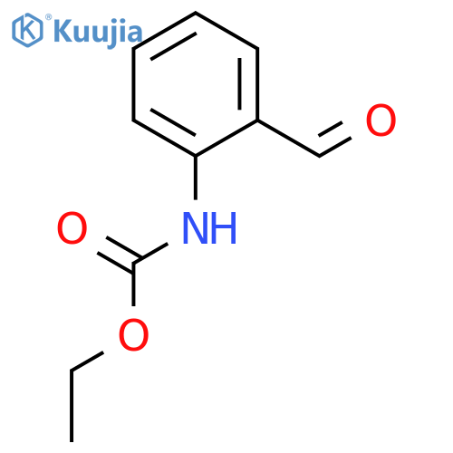 CARBAMIC ACID, (2-FORMYLPHENYL)-, ETHYL ESTER structure