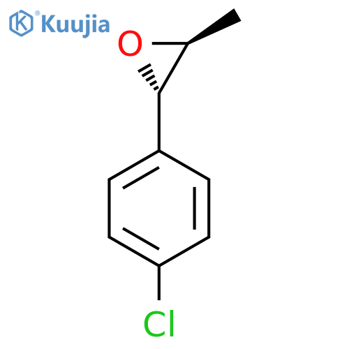 rac-(2R,3R)-2-(4-chlorophenyl)-3-methyloxirane, trans structure