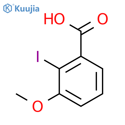 2-Iodo-3-methoxy-benzoic Acid structure