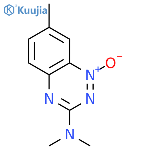 1,2,4-Benzotriazin-3-amine,N,N,7-trimethyl-, 1-oxide structure
