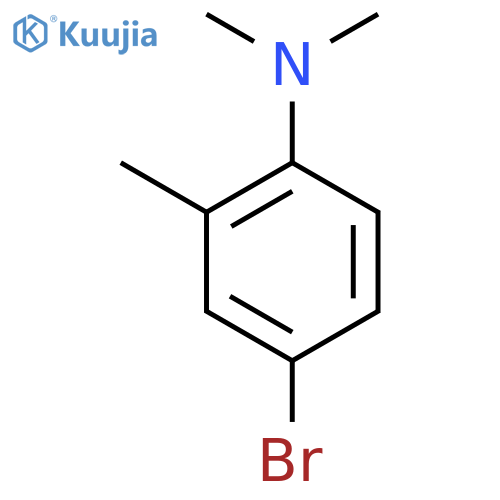 4-Bromo-2,N,N-trimethylaniline structure