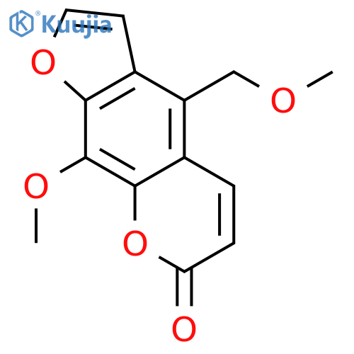 9-methoxy-4-(methoxymethyl)-7H-furo[3,2-g]chromen-7-one structure