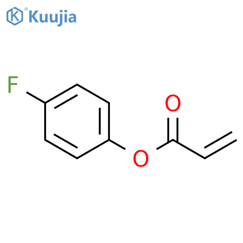 2-Propenoic acid, 4-fluorophenyl ester structure