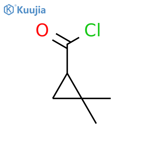 2,2-Dimethylcyclopropanecarbonyl chloride structure