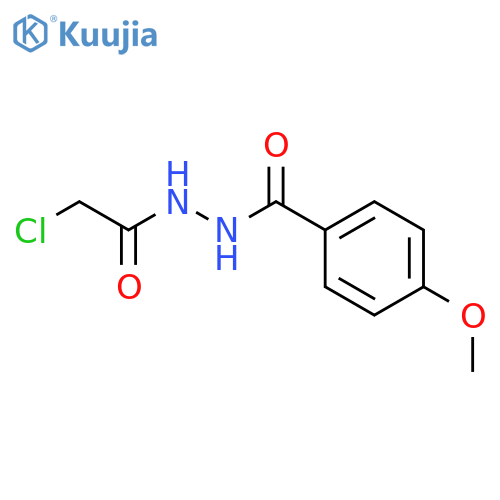 N'-(2-Chloroacetyl)-4-methoxybenzohydrazide structure