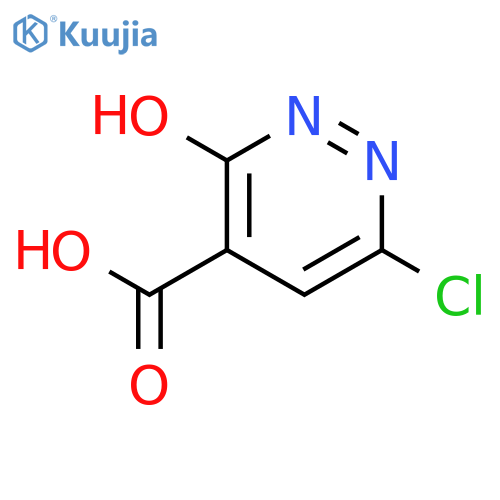 6-chloro-3-oxo-2,3-dihydropyridazine-4-carboxylic acid structure