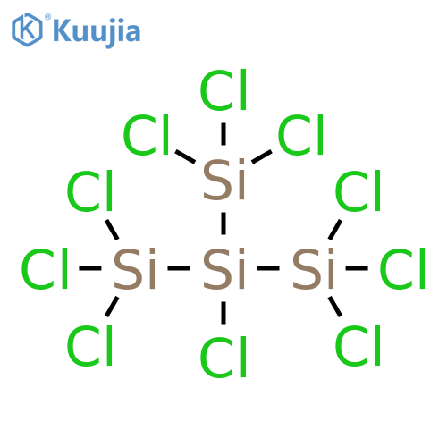 Trisilane, 1,1,1,2,3,3,3-heptachloro-2-(trichlorosilyl)- structure