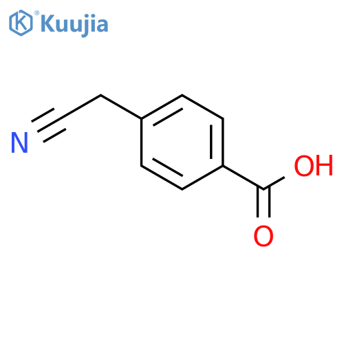 4-(Cyanomethyl)benzoic acid structure