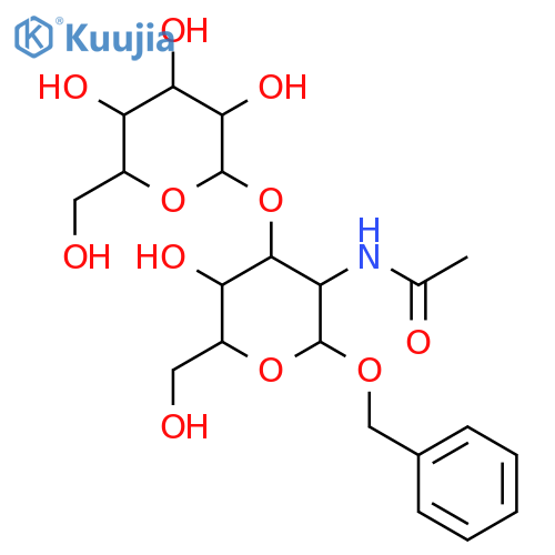 Benzyl 2-Acetamido-2-deoxy-3-O-(b-D-galactopyranosyl)-a-D-glucopyranoside structure