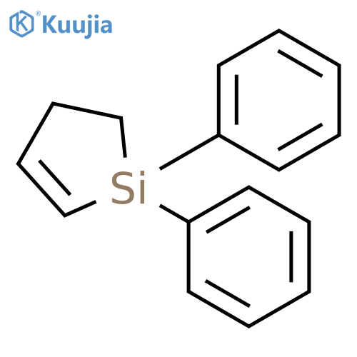 Silacyclopent-2-ene, 1,1-diphenyl- structure