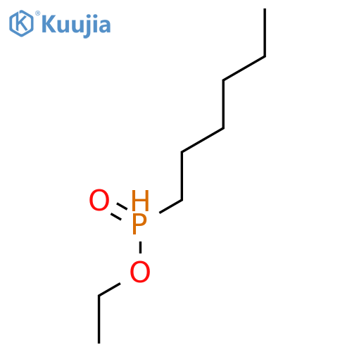 PHOSPHINIC ACID, HEXYL-, ETHYL ESTER structure