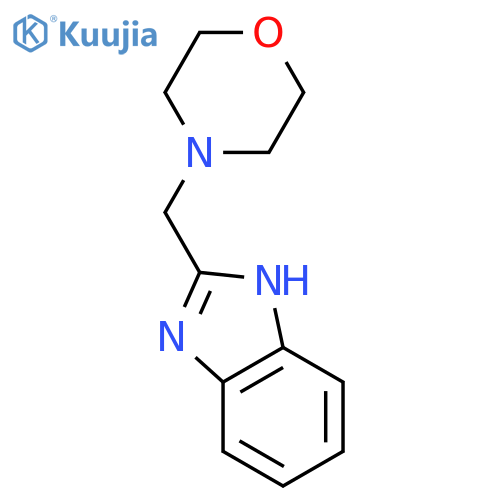 2-(morpholin-4-yl)methyl-1H-1,3-benzodiazole structure
