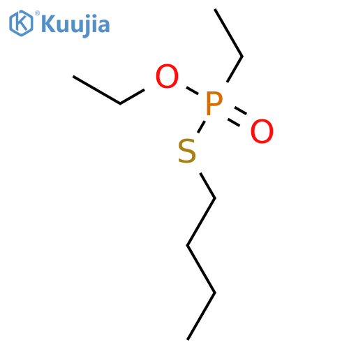 S-butyl O-ethyl ethylphosphonothioate structure