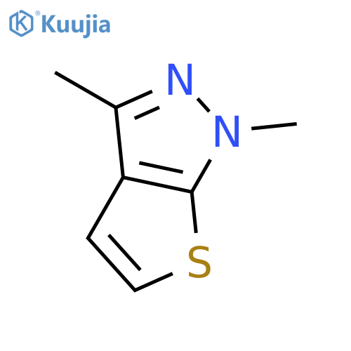 1H-Thieno[2,3-c]pyrazole,  1,3-dimethyl- structure