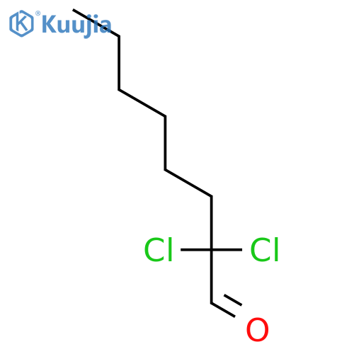 2,2-dichlorooctanal structure