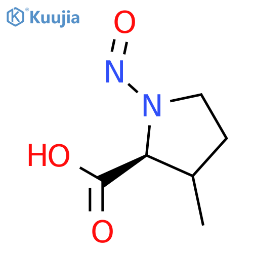 Proline, 3-methyl-1-nitroso-(9ci) structure
