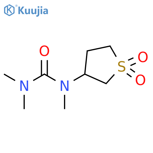 N-(1,1-dioxidotetrahydro-3-thienyl)-N,N,N-trimethylurea structure