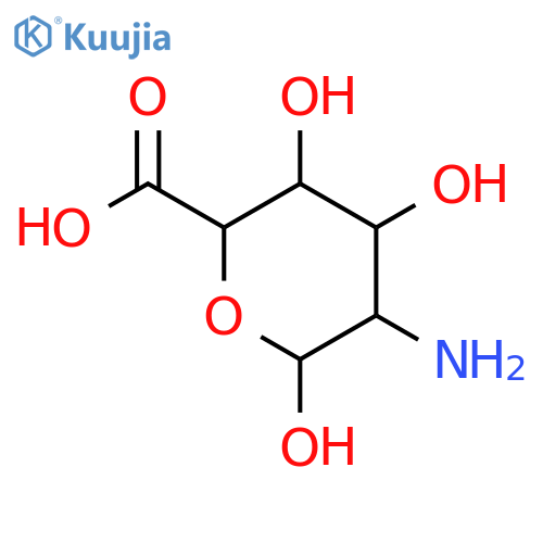 2-amino-2-deoxyhexopyranuronic acid structure