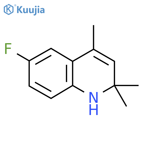 6-Fluoro-2,2,4-trimethyl-1,2-dihydroquinoline structure