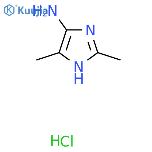 2,4-Dimethyl-1H-imidazol-5-amine hydrochloride structure
