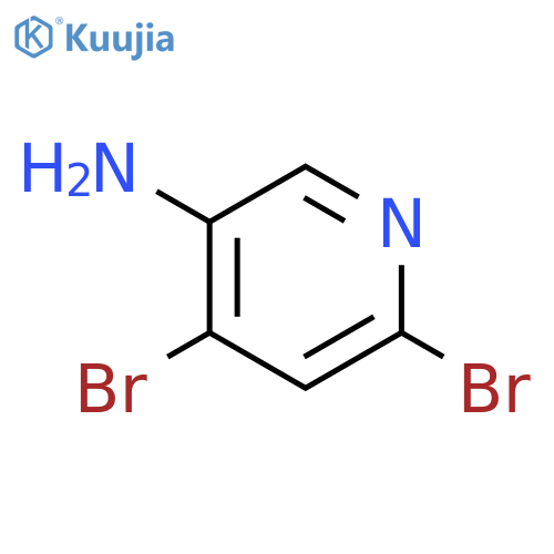 4,6-Dibromopyridin-3-amine structure