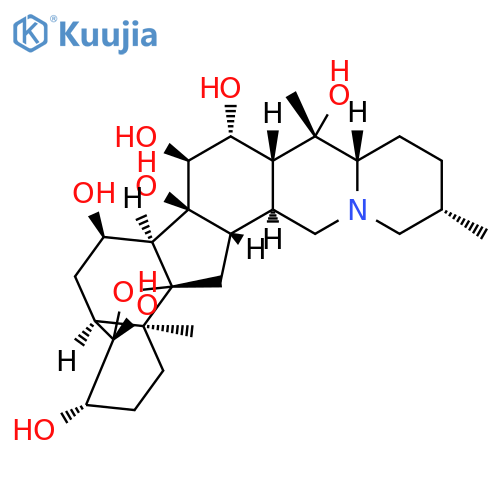 (3beta,4alpha,7alpha,9beta,15alpha,16beta)-4,9-epoxycevane-3,4,7,14,15,16,20-heptol structure