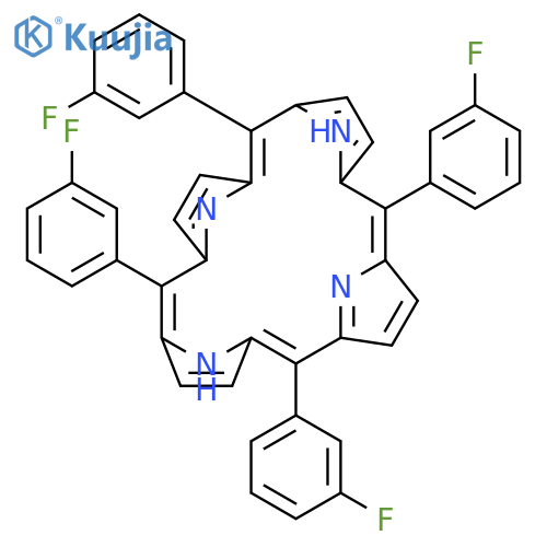 21H,23H-Porphine, 5,10,15,20-tetrakis(3-fluorophenyl)- structure