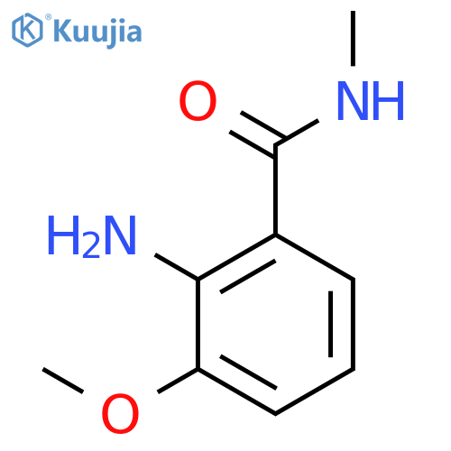 Benzamide, 2-amino-3-methoxy-N-methyl- structure