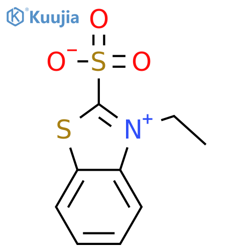 Benzothiazolium, 3-ethyl-2-sulfo-, inner salt structure