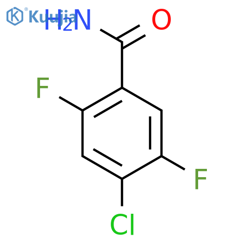 4-chloro-2,5-difluorobenzamide structure