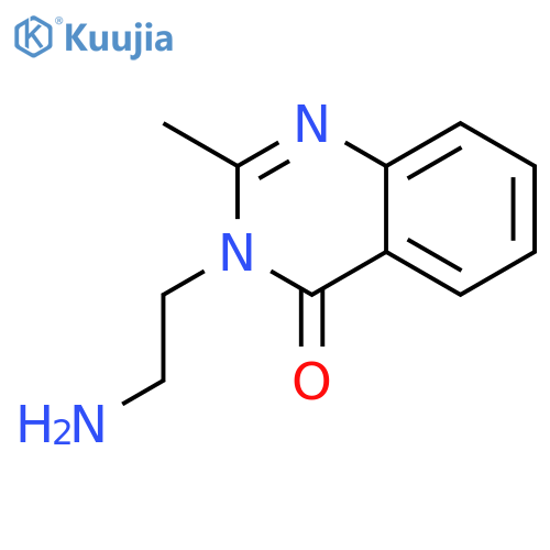 3-(2-aminoethyl)-2-methyl-3,4-dihydroquinazolin-4-one structure